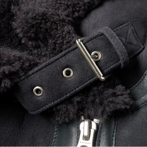 Acne studio Ian shearling jacket - Picture 3 of 6